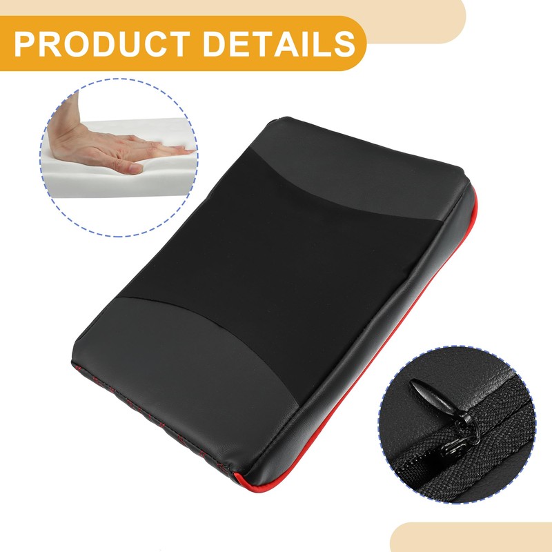 Partuto 1 Pcs Universal Armrest Cushion Cover - Faux Leather
