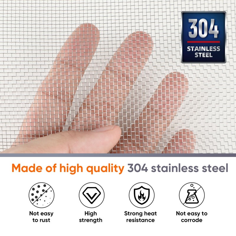 Stainless Steel Wire Mesh 30 x 120 cm, Fly Screen