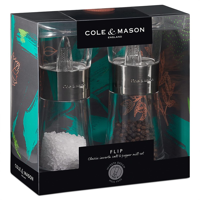 Cole & Mason Flip 180 Inverta Salt and Pepper Mill