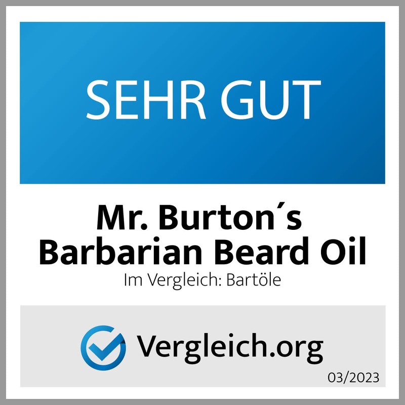 Bartöl Bartpflege Made in Germany - Mr. Burton´s Barbarian Beard