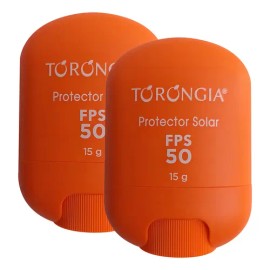 2 Protector Solar En Barra Torongia Bloqueador Fps50 Uvbuva                                                                                           