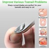 Thick Toe Nail Clippers - Men's Nail Clippers Set Durable