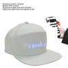 LED Cap Programmable Bluetooth APP Control Editable Colorful LED Hat
