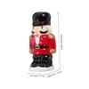 SHOWERORO 2pcs Kosher Salt Pepper Shaker Ceramic Nutcracker Design Seasoning