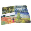 [Set of 4] Claude Monet Artwork Placemats & Coasters