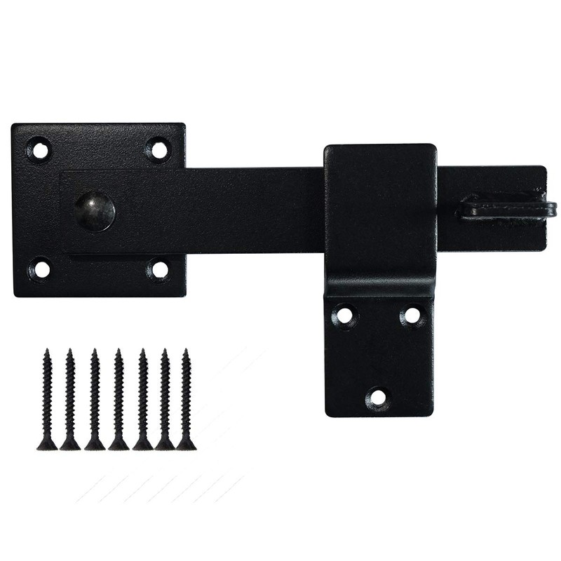SANKINS 5.5" Fence Gate Latch Barn Door Flip Hardware Farm