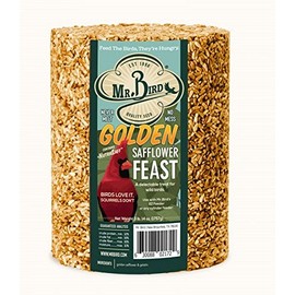 Mr. Bird Golden Safflower Cylinder Large Seed Cylinder 62 oz.