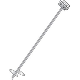 Tie Down Engineering 59085N Iron Root Double Head Earth Anchor - 3/4" D x 48" L x 6" Helix, Class 4A
