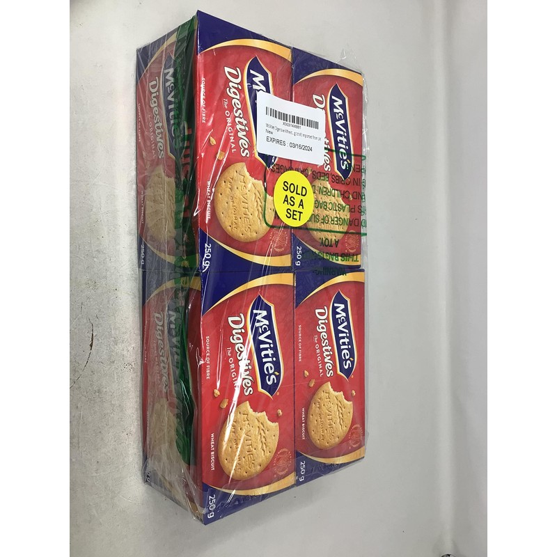 McVities Digestive Wheat biscuits 225g x 4 box (900g total)
