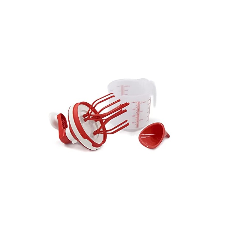 Tupperware Chef Easy Mixx Red and White Cream Egg White