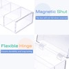 Mooliwe Index Card Holder Clear Acrylic Card Organizer 50 Pcs