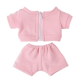 niannyyhouse Sportswear Uniforms 7.8"（20CM） Plush Doll Stuffed Figures Toys Clothes (Pink)
