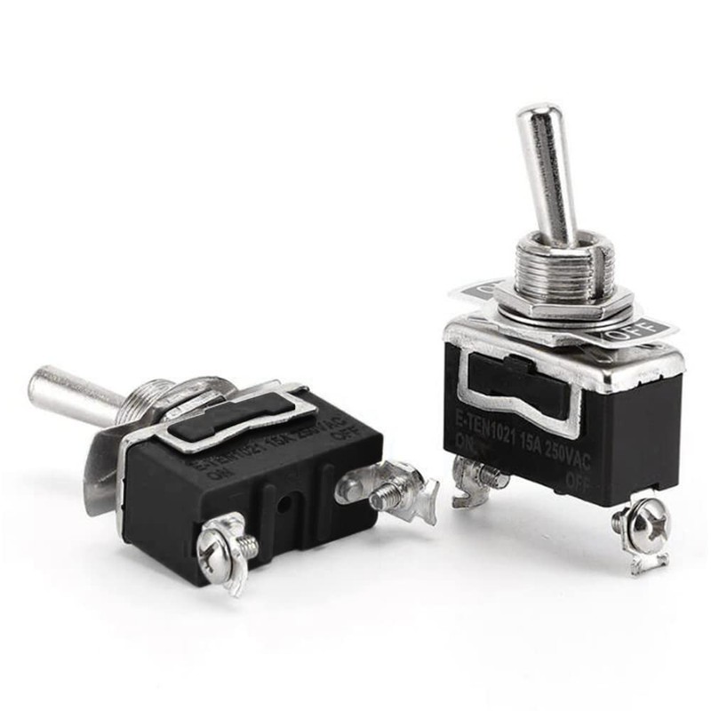 Car Toggle Switches 12-24V/15A 2 Pin Rocker Toggle Switch with
