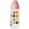 BIBERON SILICON 360ML FLUJO DENSO "PANDA" ROSA SUAVINEX