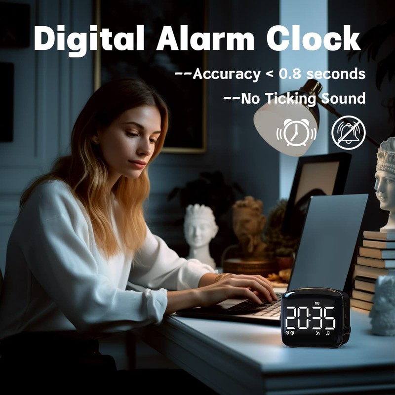 Easysleep Digital Wake Up Alarm Clock with Big LED Display