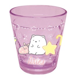 Kay Company SG-12CCL-OH Sumikko Gurashi 12 Constellation Glitter Clear Cup, Aries,