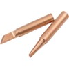 Bestgle 12 Pcs 900M-T Series Pure Copper Soldering Iron Tips