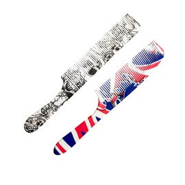 FOMIYES 2pcs Hairdressing Combs for Men Ultra-thin Barbershop Styling Tools Ergonomic Haircut Comb for Salon and Home Use Lightweight Design for Precise Hair Cutting and Styling