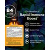 Herb Pharm Organic Rapid Immune Boost: Fast-Absorbing Tincture for Adults,