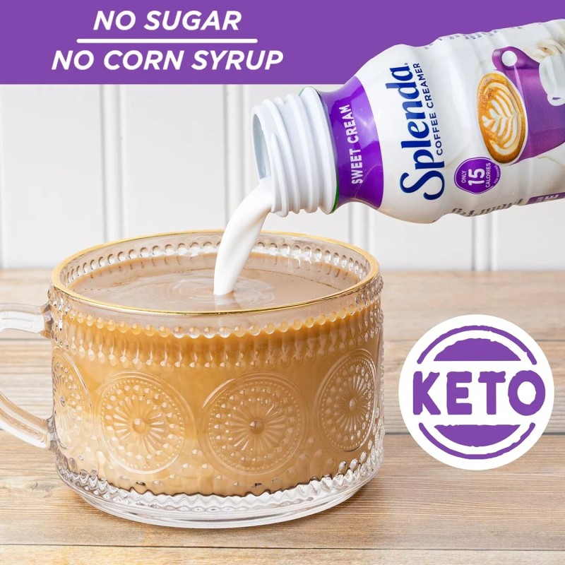 Splenda Sugar Free Sweet Cream Coffee Creamer, 8 fl oz