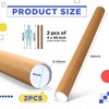 Dunzoom 2 Pack 4 x 48 Inch Mailing Tubes 0.12"