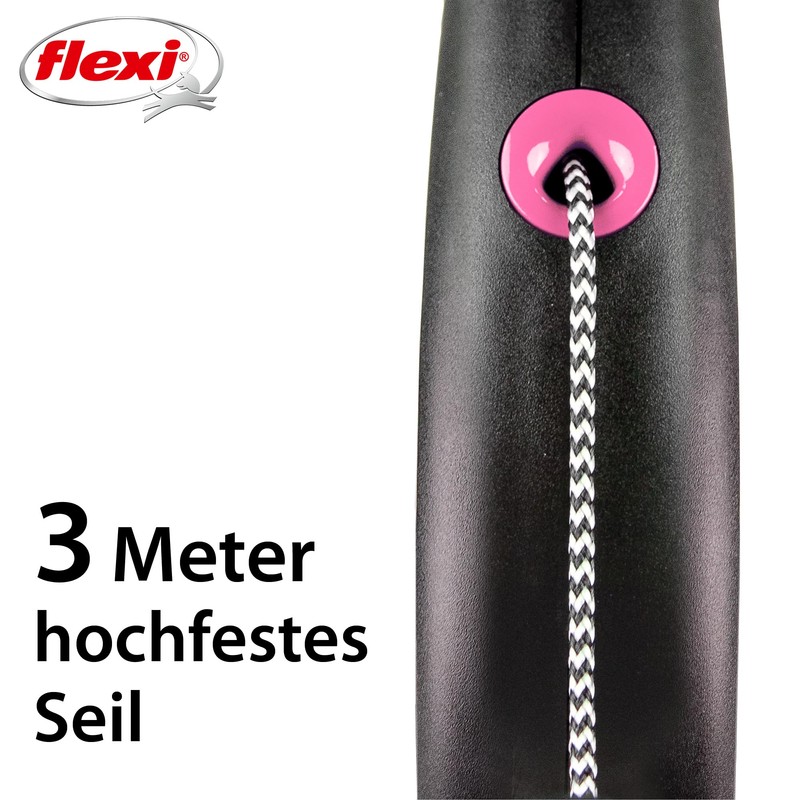 FLEXI 4000498033210 Strap Black Lace Design, Pink, 87.8 g