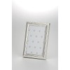 Silberkanne Photo Frame Rectangular Pearl Edge Inside and Outside 10.0 x 15.0 cm Silver-Plated