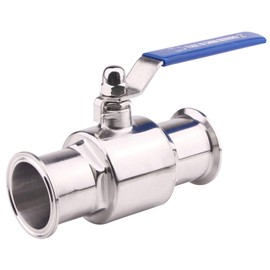 DERNORD 2 inch Tri-Clamp Clover Ball Valve Stainless Steel 304,PTFE Lined. (2 inch Tube OD)