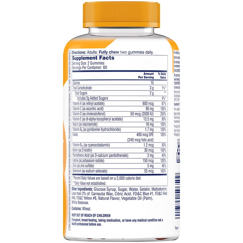 ONE A DAY Multi+ Immune Support Gummies, Immunity Multivitamin with