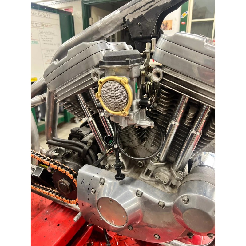 DIY CYCLE PARTS BRASS RING air cleaner harley springer CV