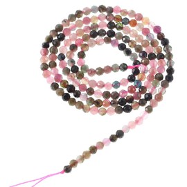 YYlingx 170PCS Faceted Natural Stone Beads 2mm Mix Color Beads Stone Round Loose Beads Charms for DIY Jewelry Making Bracelet Necklace Earring Craft