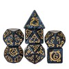 Poludie 7-Die DND Dice Set Polyhedral Dice Set with a