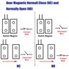 UHPPOTE Normal Closed Wired Screw-Terminal Surface-Mount Magnetic Contact for Window