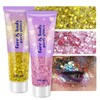 Holographic Face Glitter Gel, 120ml Body Shimmer Makeup for for