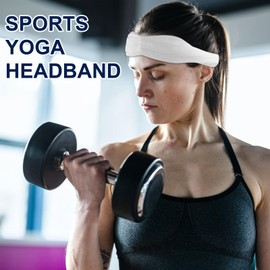 Pack of 21 White Hair Bobbles Scrunchies for Tie Dye, DIY Cotton Bow, Hair Bands, Elastic Hair Bands, Non-Slip Turban, 3 Types of Party Activities, Hair Accessories for Girls and Women