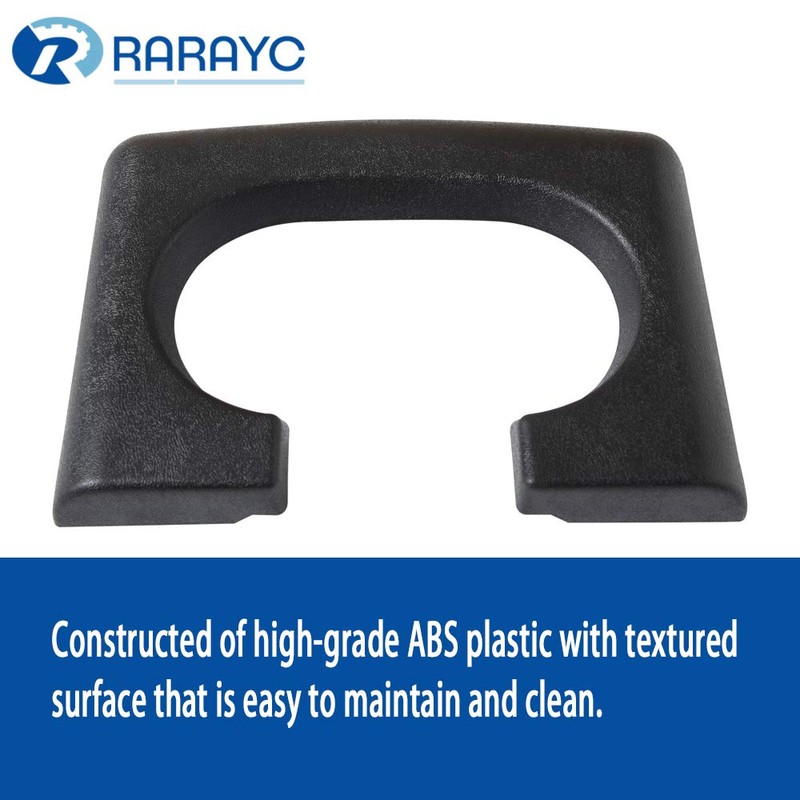 RARAYC Center Console Cup Holder Replacement Cup Pad Black Compatible