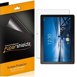 Supershieldz (3 Pack) Designed for Lenovo Smart Tab P10 10.1 Inch Screen Protector, High Definition Clear Shield (PET)