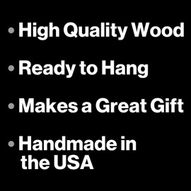 Wall Word Art Decorative Wood Sign for Pet, Dog, Cat, Horse, Pig, Animal Lovers with Fun Sayings and Quotes - Real Wood - Made in USA - (You Had Me at Moo)