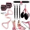 HIMESPORNER Multifunction Pedal Resistance Band with Handle and Ankle Straps,