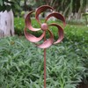 360 Degree Swivel Metal Wind Spinner Single Blade Willow Leaves