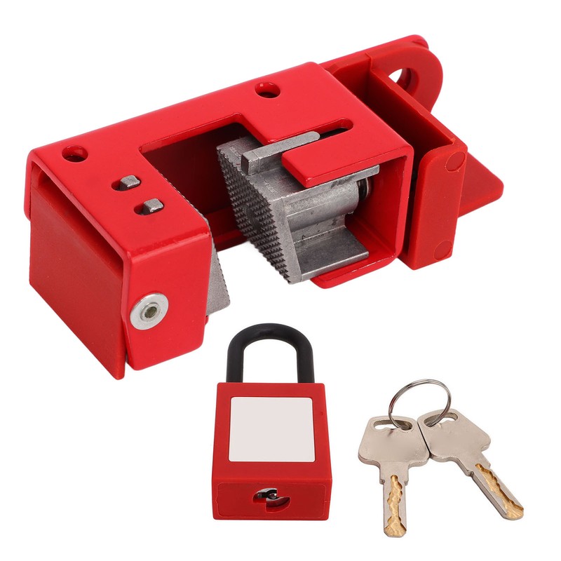 Circuit Breaker Lock Set Aluminum Alloy Anti Corrosion Electrical Safety