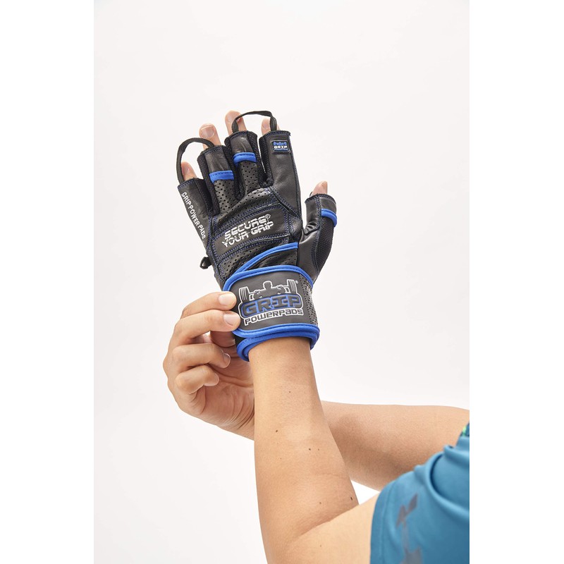 koburagurippusu (Cobra Grips) Elite Gloves Blue Large