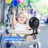 Stroller Fan - 65Hrs 12600mAh Rechargeable Fan, Timing Car Seat