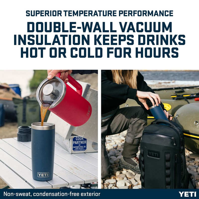 YETI Rambler 16 oz (473 ml) Travel Bottle (Navy) –