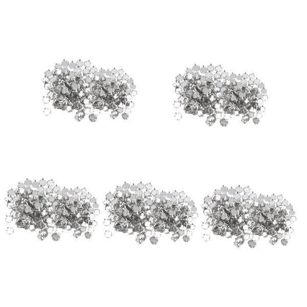 Operitacx Pack of 500 Drilled Rivets Clothing Rivets Metal Round