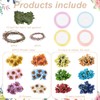 FREEBLOSS 16 Set Flower Crowns DIY Kit Flower Crown DIY