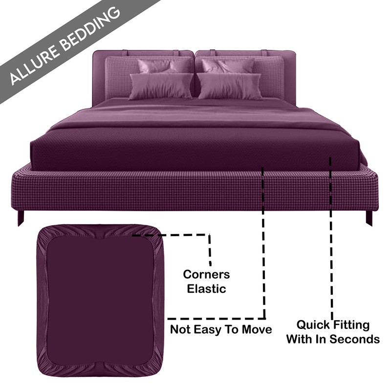 Volcano Infinity Super King Fitted sheet Extra Deep 183×200×40 CM