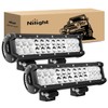 Nilight Led Light Bar 2Pcs 12Inch 72W 5040 LM Spot