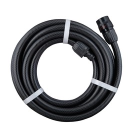 Takagi Extension Hose 5m Watering Pressure Resistant with Stop Connector and Joint Nipple, Hose Reel Connection, Gray PH03012GY005ES, Inner Diameter 12mm