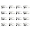High Logic 98191 Leaf Post Brackets, White, 16 Count (00098191-001)